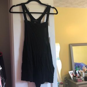 🖤Black F21 Cloth Overalls w/ Pockets🖤